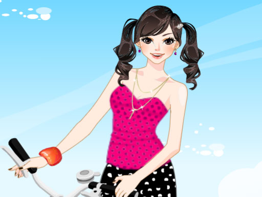 bicycle-girl-dressup